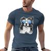 Retro Vintage Border Collie Galaxy Universe Hipster Funny Sheepdog Border Collie Lover Gift TShirt