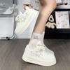 Shoes Women's 2025 New Versatile Popular Little White Shoes Spring and Autumn with Skirts Stars Light and Comfortable Student Board Shoes