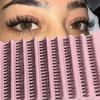 Individual Lashes 8-16mm Cluster Lashes Natural Mixed DIY Eyelash Extension Volume Lash Clusters False Eyelashes Long