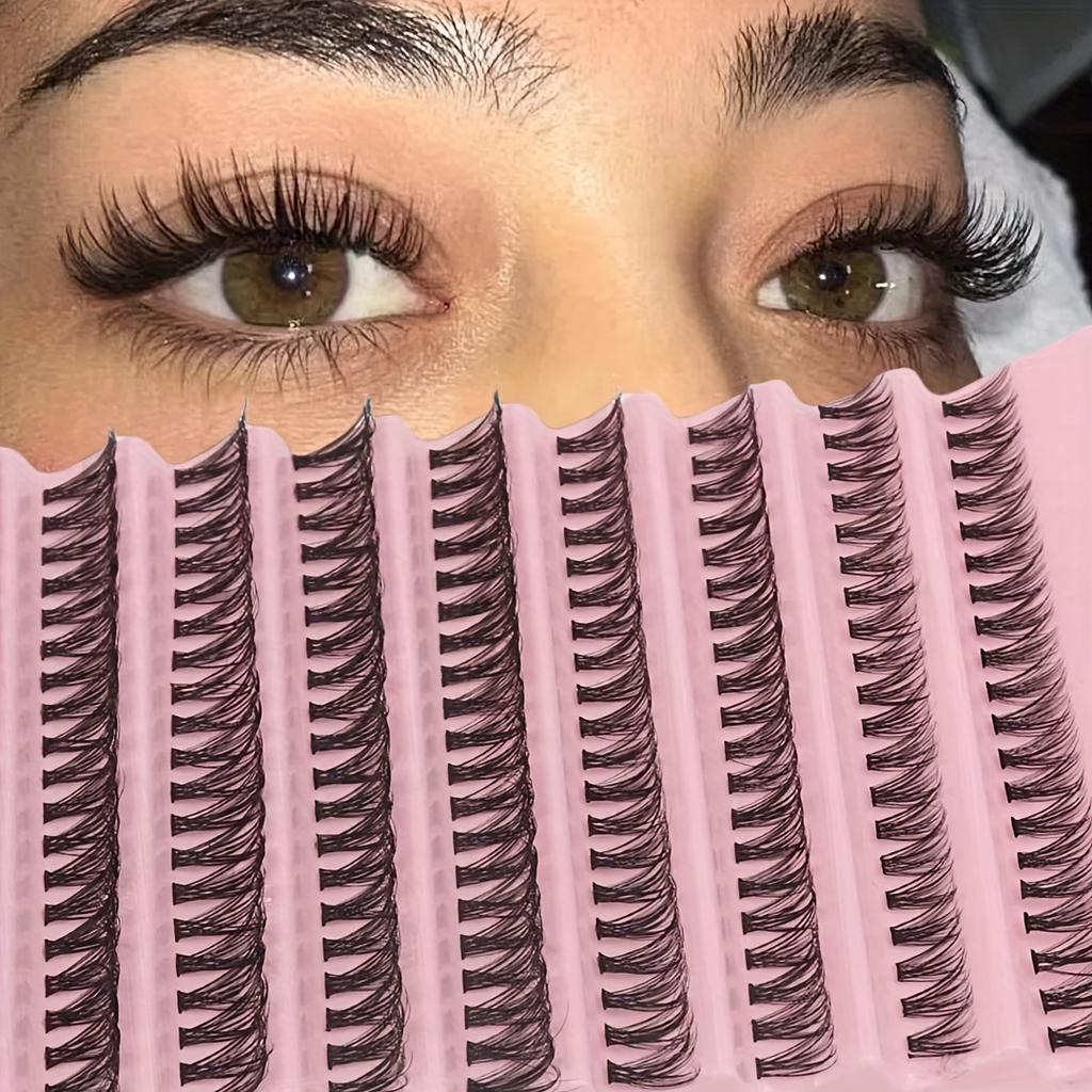 Наращивание пучковых ресниц своими руками для естественного взгляда (8-16mm)