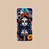 Day of the Dead Clear Mobile Phone Case for Samsung Galaxy S25 S24 S23 S22 S21Plus FE Ultra Colorful Cover