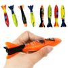 Kids Summer Shark Rocket Throwing Toy Swimming Pool Dive Game Water Fun Games Pool Toys Baby Water Educational Bath Toys Gifts