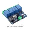 1 2 4 Way WIFI Network Relay Switch Module ESP8266 Things Smart Home Phone APP Remote Control Switch Compatible with Arduino