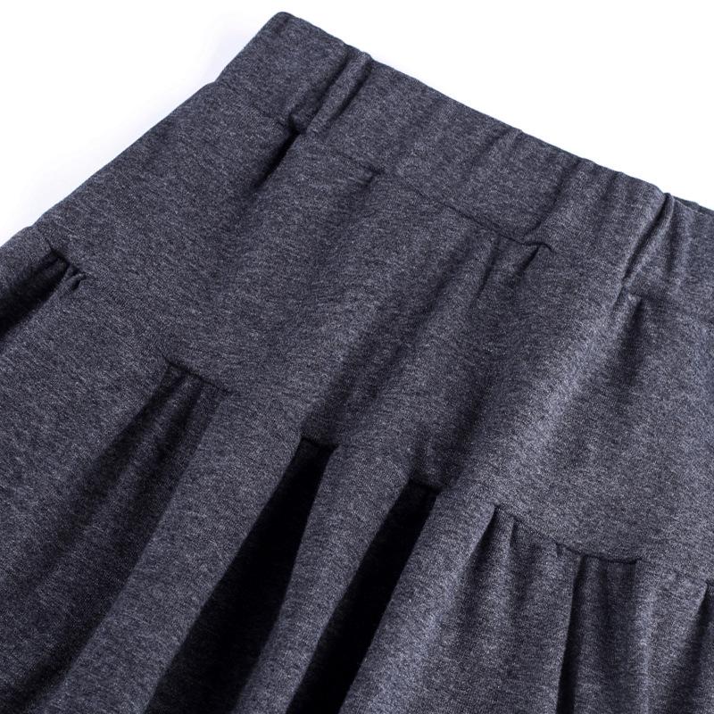 Женские леггинсы с плиссированной юбкой больших размеров - штаны для йоги весна/осень 2024 года 