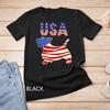 USA American Flag Patriotic Scottie Scottish Terrier Dog Unisex T-shirt