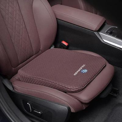 Podložka na autosedačku z ledového hedvábí Zvyšující měkká podložka pro VW GTI Polo Golf Passat Tiguan Arteon Taigo Jetta Beetle Scirocco