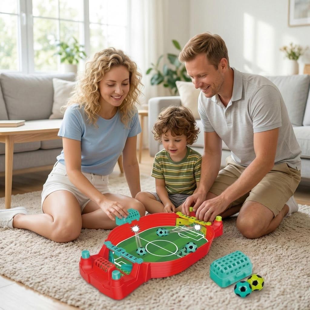 Double Finger Toys, Tabletop Football Field, Parent Child Interactive Catapult Children's Board Game Toys