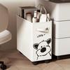 Storage Basket Laundry Bin with Wheels Handle Design Large Capacity