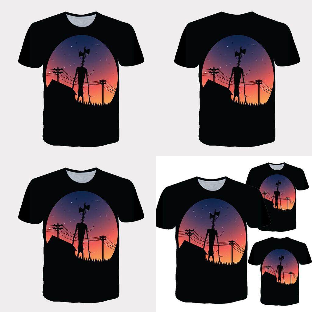 Детская футболка с изображением инопланетного монстра Сиреноголового, ужасающего персонажа городской легенды