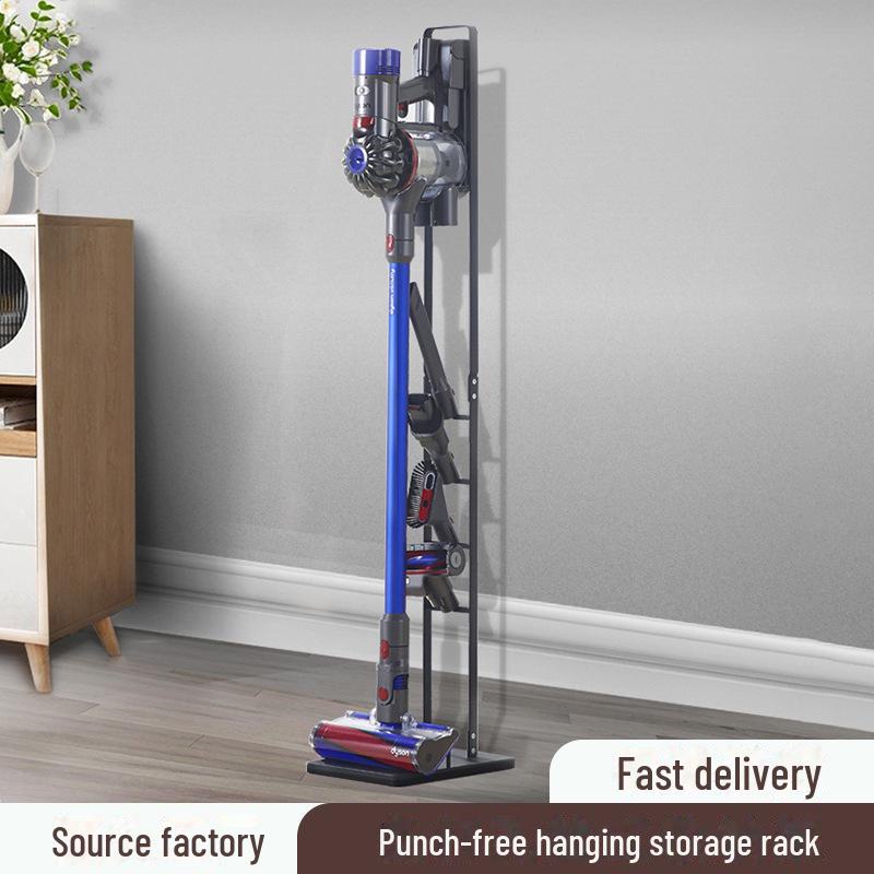 Настенное крепление для пылесоса Dyson: Черный подвесной кронштейн для хранения без сверления