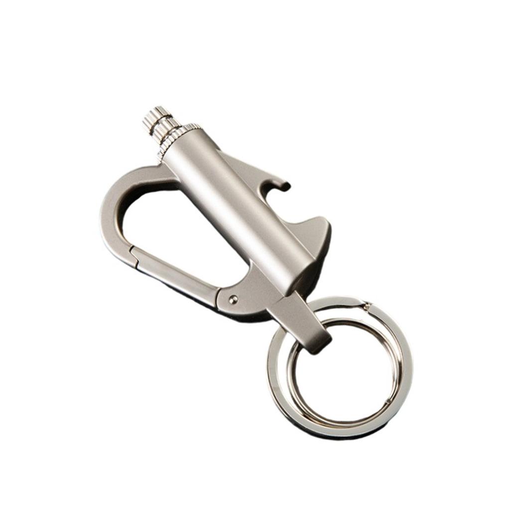 Multifunctional Keychain With 10,000 Matches, Personalized Kerosene Lighter, Beer Opening Pendant, Waterproof Lighter Liquid Capacity 5ml