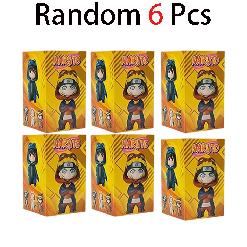 Hot Naruto Anime 9PSC set Trendy PVC Toy Itachi Sasuke Kakashi Gaara Series Desktop Ornament kid Toy Christmas Gift