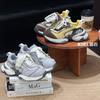 Корейские кроссовки папины туфли женские инс тренд 2025 ранняя осень новые на толстой подошве цветные нишевые увеличивающие рост повседневные спортивные туфли