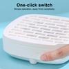 USB Мини-пылесос для ногтей с фильтровальной бумагой 3200 об/мин Мощное всасывание Сборщик пыли от ногтей Регулируемый Портативный для дома и салона Очиститель пыли Вентилятор-экстрактор