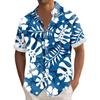 Гавайская рубашка для мужчин, мужские винтажные рубашки для боулинга на пуговицах, летняя пляжная рубашка с коротким рукавом