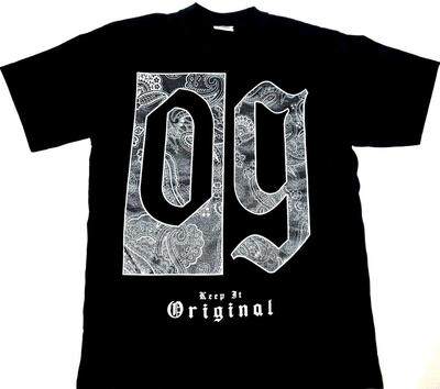 Оригинальная футболка Gangster OG Уличный стиль Мужская футболка Черная Новая Унисекс Футболка