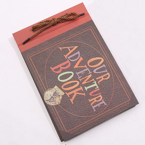 Scrapbook Photo Album DIY Hard Cover Loose Leaf Vintage Kraft Paper Lace-up