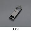 Removable Zipper Head, Pull Tab, Universal Metal Zipper Lock, Replacement Bag, Clothing Buckle, Pendant Accessory