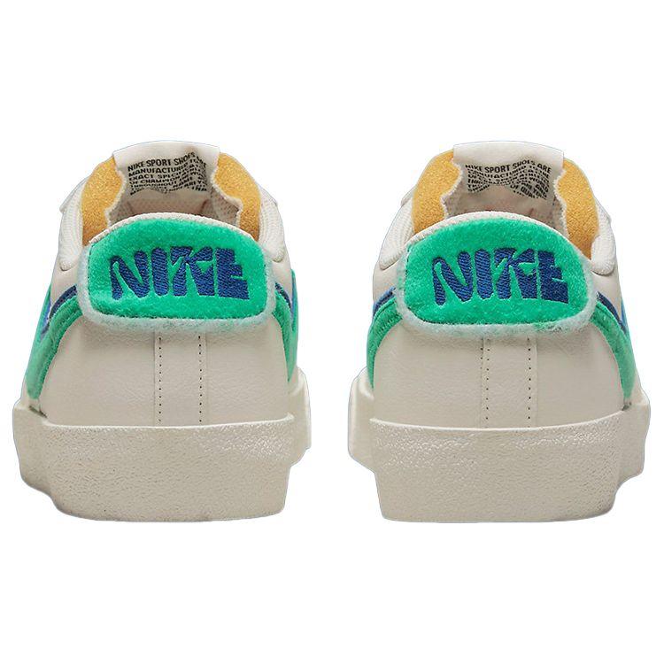 Nike Blazer Low 77 SE Double Swoosh — мужские кроссовки Phantom Green Royal White Stadium-Green Old-Royal DO9777-001