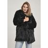 Тедди с капюшоном Manteau - Urban Classics Femme - Noir - Capuche - Journées Fraîches