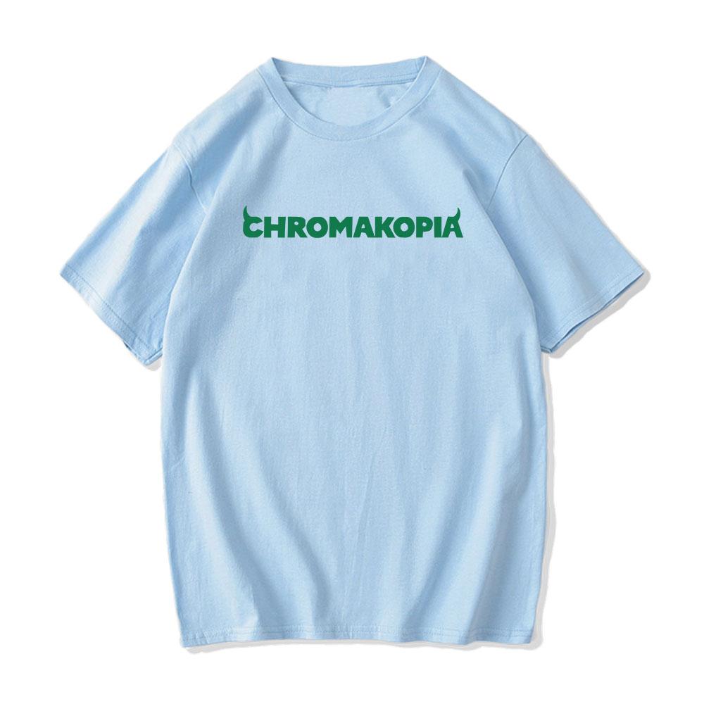 Chromakopia Tylerr The Creator Tshirt 2024 New Album Graphic Green T-shirt Cotton Short Sleeve Unisex Tee-shirt O-neck Men Tees