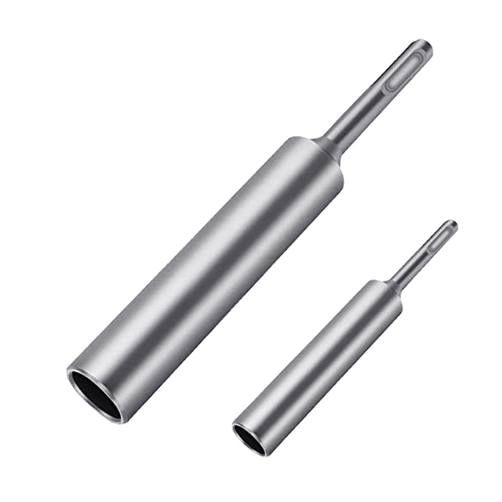Ground Rod Driver 15mm/20mm Heavy Duty Steel Drill Bit Driver Wear Resistant Wide Compatibility for AnchorInstallation