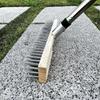 Щетка для пола из нержавеющей стали Домашний очиститель Скребок Удаление пятен Уборочная метла Стальная щетка для пола в гараже