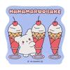 Sanrio ХАНАМАРУ ОБАКЕ Набор из 2 наклеек ( Пастельные сладости Поп-голубой ) Япония НОВИНКА