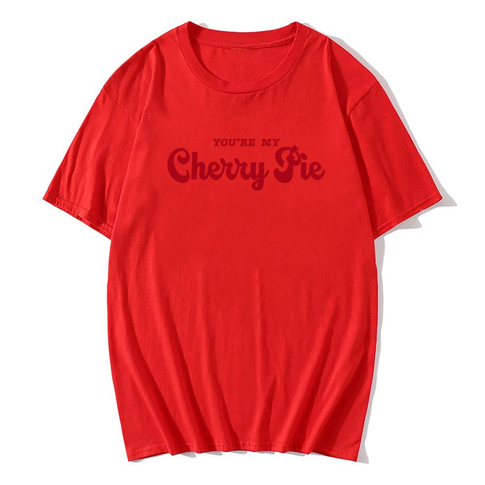 You're My Cherry Pie Song Tees I Said I Love You First Album Tshirts Selena Gomez & Benny Blanco Graphic T-shirt Men Top Short Sleeve Cotton Tee