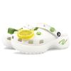 Crocs Классические клоги на платформе BNK Кислотный лимон Мечта Звезда Лето Французская линия Девочковые Милые Крутые Дырявые туфли Женские Зеленые и Белые