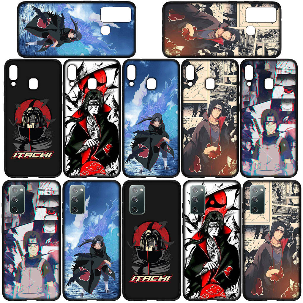 Phone Case for iPhone 17 15 16 Plus Redmi Note 14 12 11 13 Pro Max Huawei P30 P20 Lite Y9 OPPO A60 A40 A80 Wallpaper Itachi Uchiha Sasuke Naruto Cover
