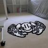 Gothic Skull Design Door Mat Non Slip Durable Threshold Mat Stylish Home Decor Rug For Bedroom Wardrobe Area