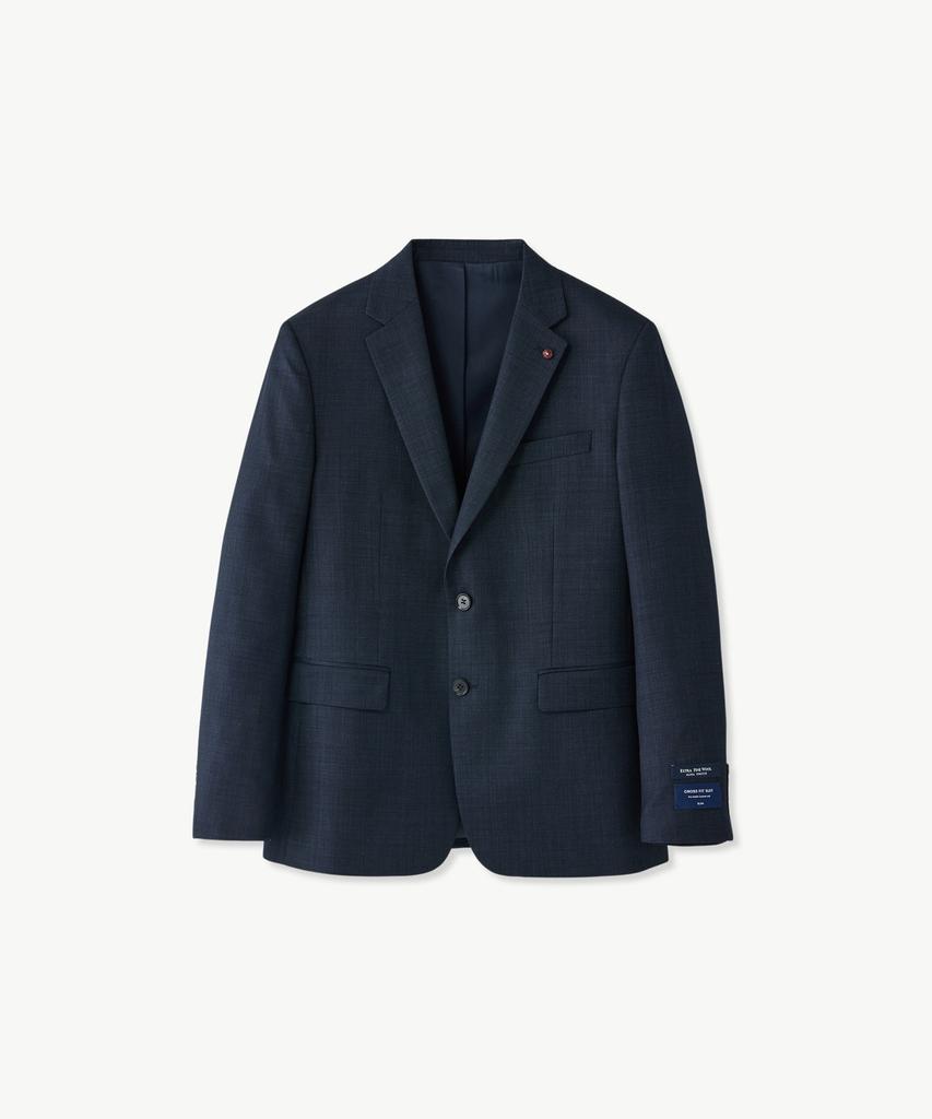 Stco [Four Seasons] (10-Year Suit) Wool Blend Four-Way Stretch Suit Setup Set Indigo (Slim Fit)_Ssjwz14Set
