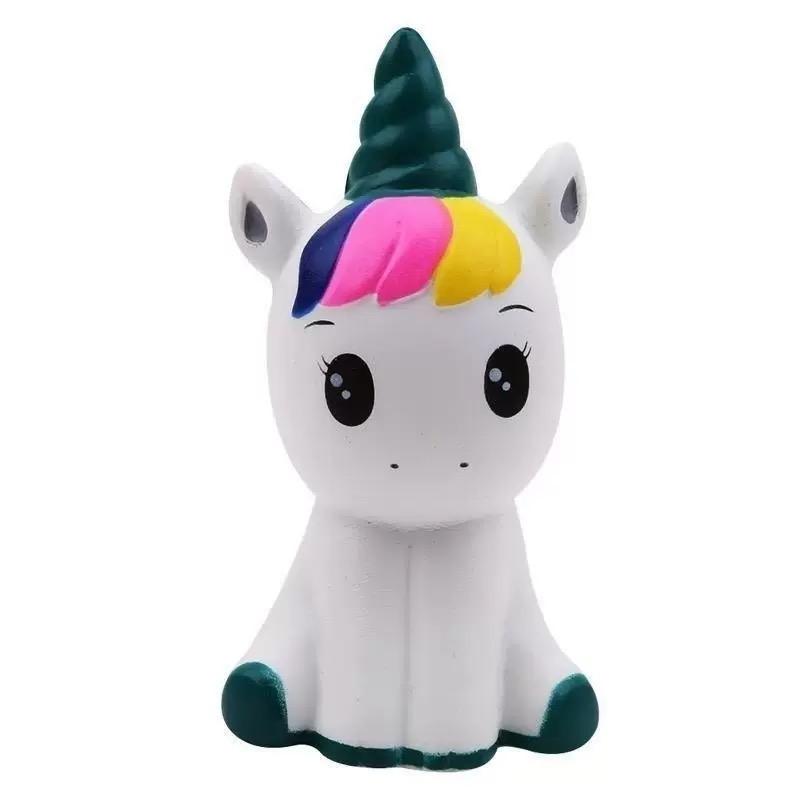 Squishy Cute Unicorn Simulation Animal Doll PU Bread Slow Rising Scented Soft Squeeze Toy Stress Relief for Kid Xmas Gift
