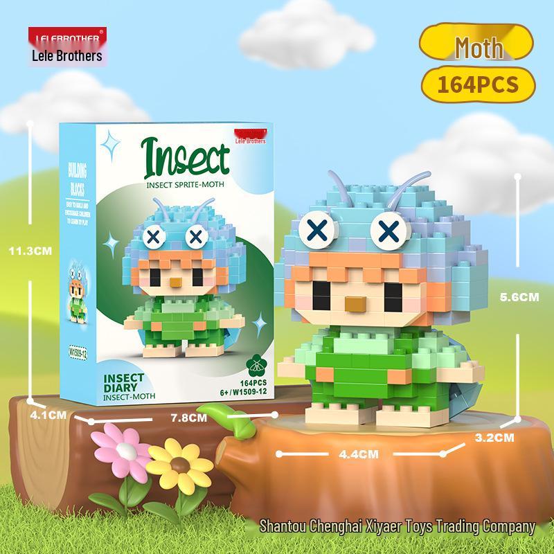 Совместимые с Lego микро строительные блоки мультяшные фигурки - детские развивающие настольные игрушки