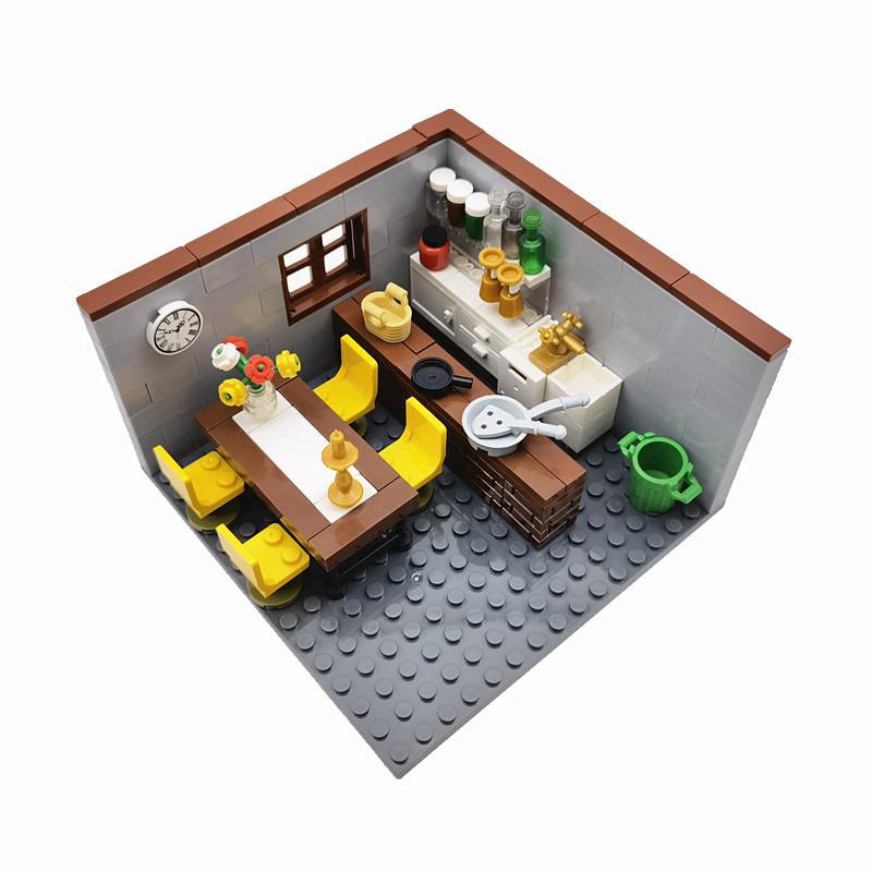 City Shop Friends Blocks Toys for Children Compatible Classic MOC Parts House Furniture Building Bricks Birthday Gift Bloques