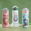 Термос-кружка Straw Carter Portable Pea Cup Cartoon Double Drinking Cup Thermos Cup из нержавеющей стали 304.