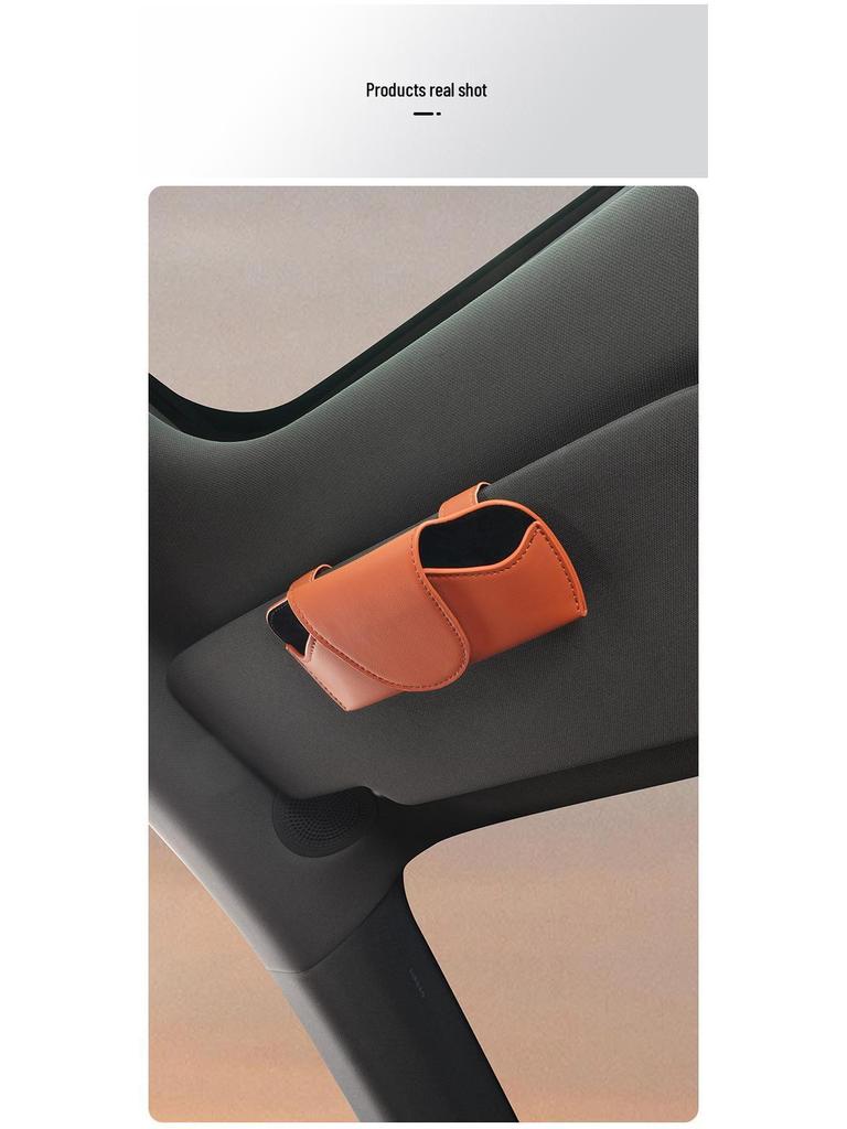 Compatible Car Glasses Case & MEGA Sunglasses Clip for L6/L7/L8/L9/i6/i8 Models - Accessories & Storage Solutions