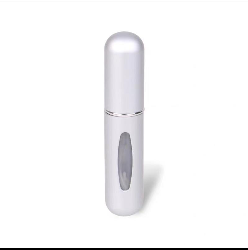 Стеклянный флакон для духов 5 мл с донным наполнением, пластиковый вкладыш для косметики, флакон-спрей