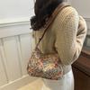 Women's Handbag Casual Color Cotton Linen Women's Personality Fashion Canvas Embroidery Shoulder