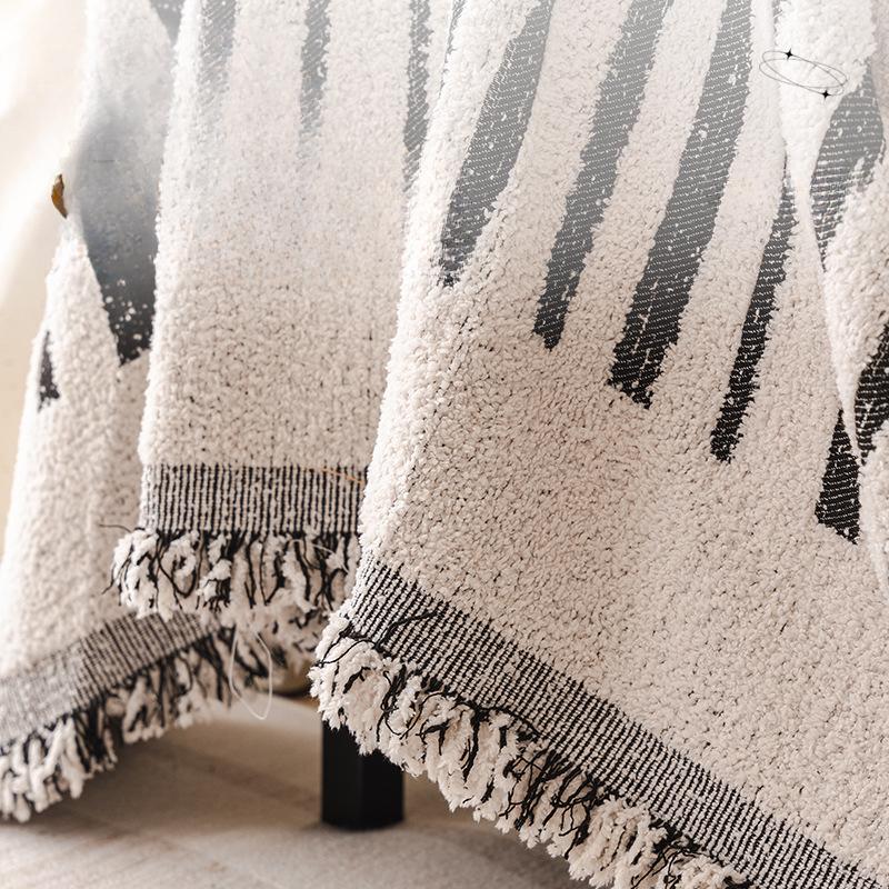 Thickened Fleece Universal Sofa Blanket Non-Slip Cover Cloth Full Covered Pieces Cover Sofa Towel Machine Washable
