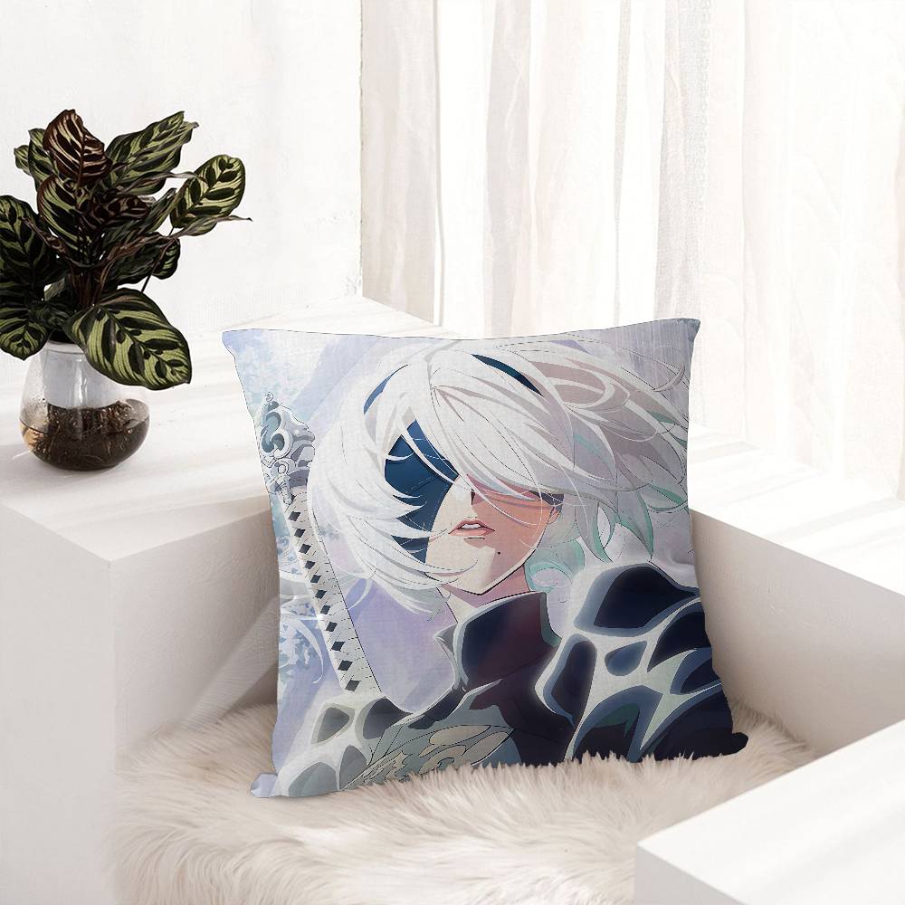 Game Nier Automata Cushion Cover Decorative Pillow Sofa Home Decor Case Pillow Cases