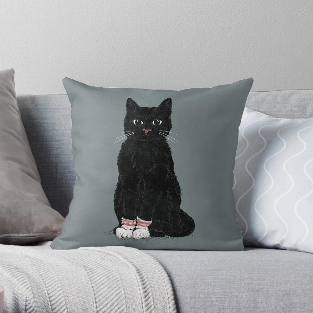 Cute Cat Pillowcase Cushion Cover Nordic Modern Living Room Sofa House Home Decoration