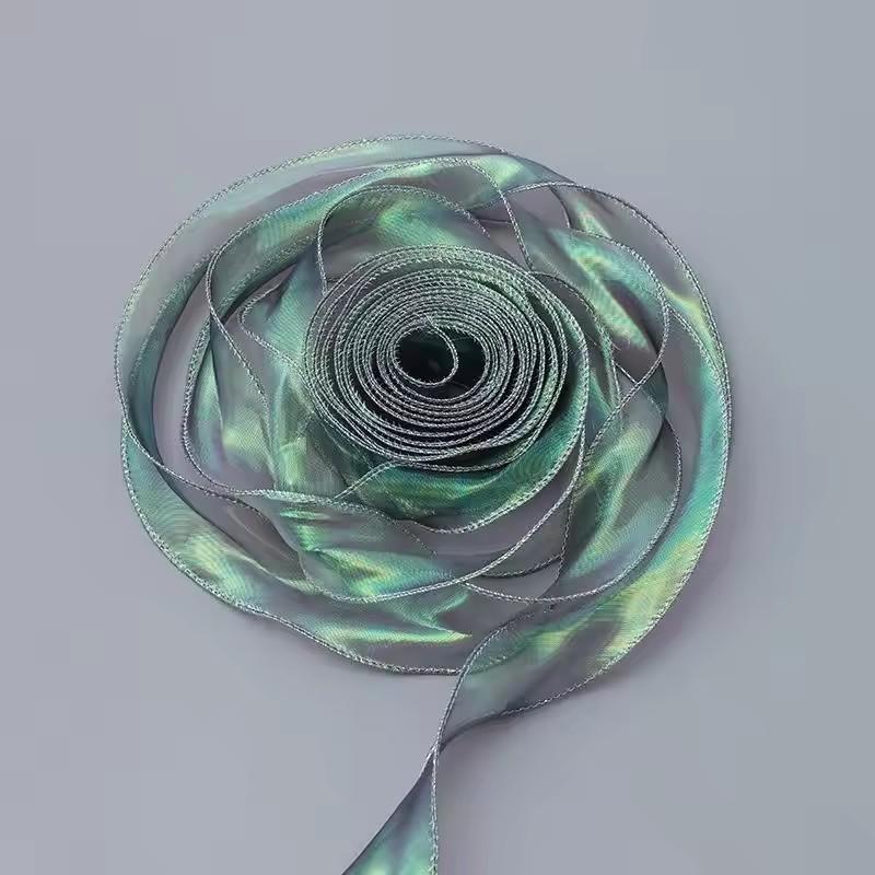 Flowers Gifts Ribbons Bouquets Cake Boxes Mesh Illusion Fish Tail Ribbons and Ribbons 4cm