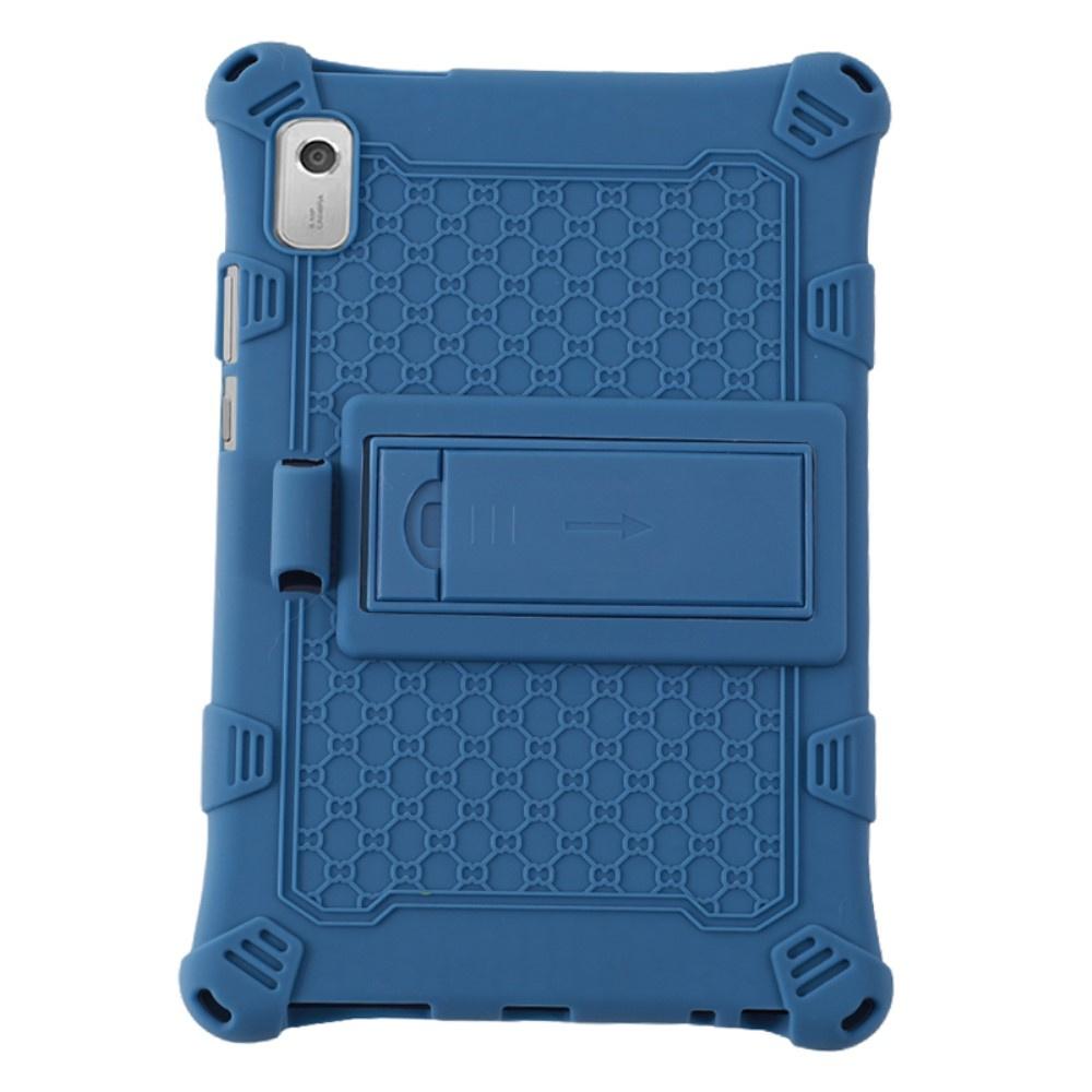 Lenovo Tab M9 case, armored with stand and strap, navy blue