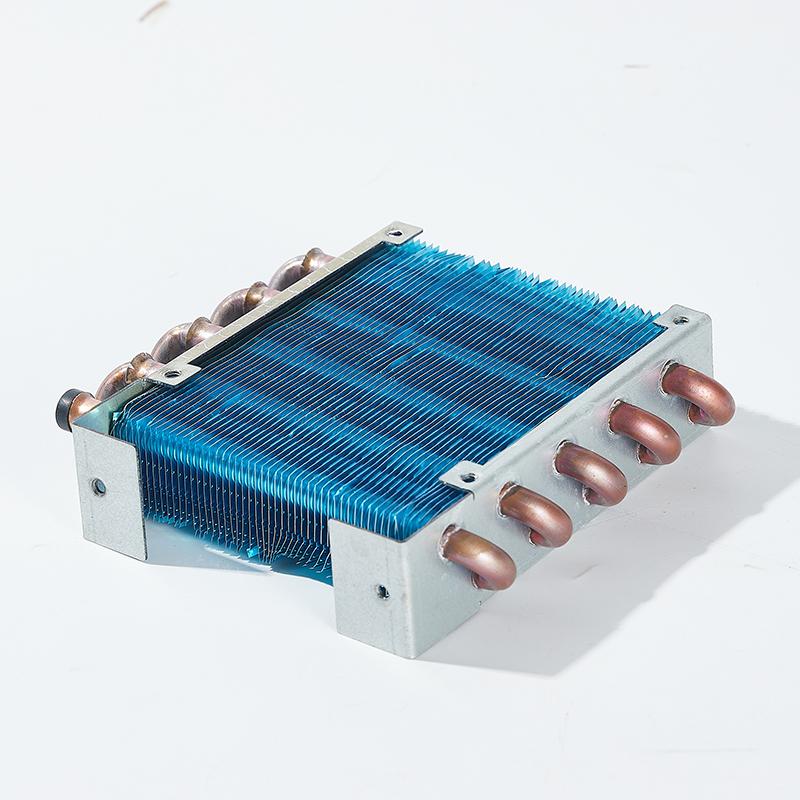 PURSWAVE CP2X5X92 Мини-конденсатор в комплекте с 1 шт. вентилятором 12В/24В/220В 92*92 мм Меднотрубный теплообменник с мелкошаговым оребрением