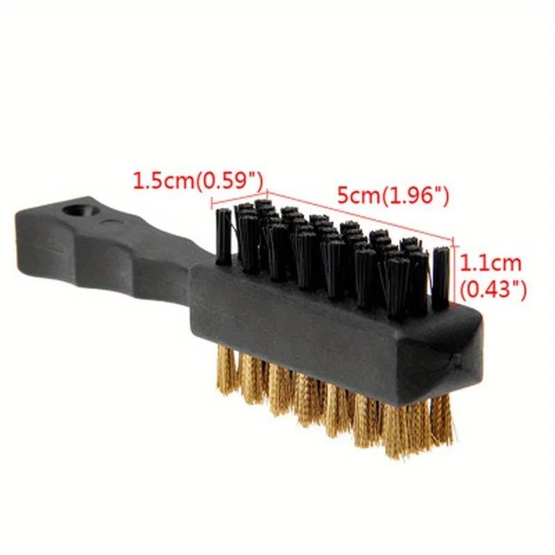 1 шт. Щетка для чистки гольф-клубов, Щетка для чистки канавок мяча для гольф-паттера и клина, Гольф-аксессуары, Инструмент для чистки
