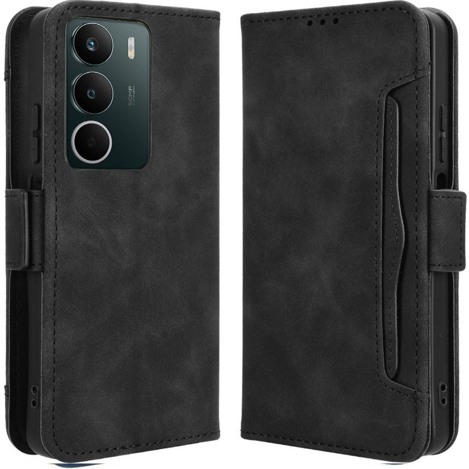Flip Case for Realme C71, Card Slot, Black