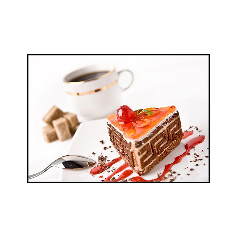 Coffee Cup Poster Decoration Nordic Prints Coffee Bean Canvas Painting Wall Art Picture for Living Room Cafe Store Home Restaurant Kitchen