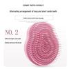 Cross-Border No-Tangle Smooth Hair Comb: Massage & Scalp Cleaning for Wet/Dry Hair